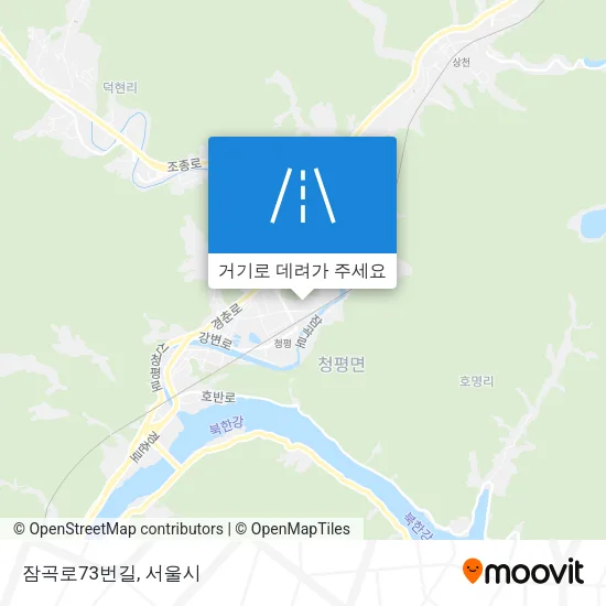 잠곡로73번길 지도
