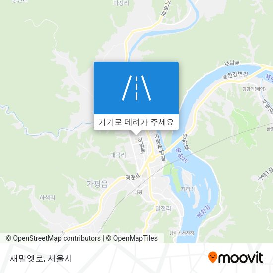 새말옛로 지도