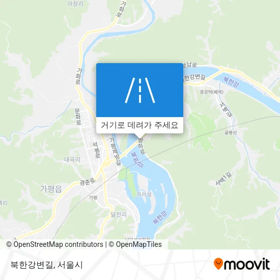 북한강변길 지도