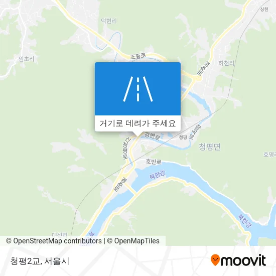 청평2교 지도
