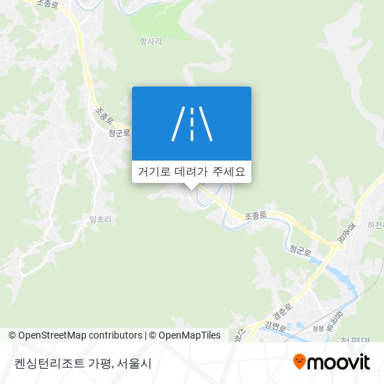 켄싱턴리조트 가평 지도