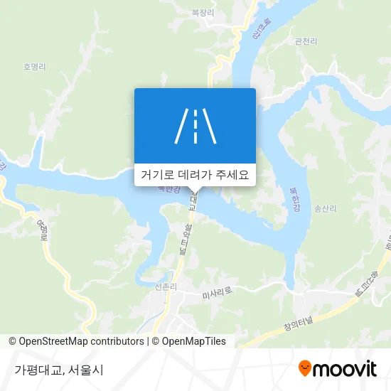 가평대교 지도