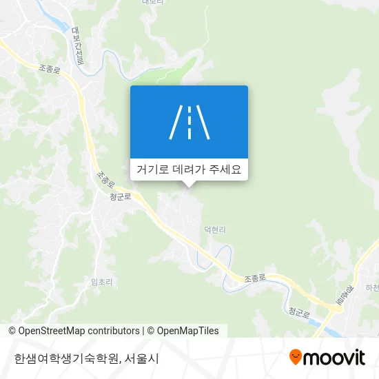 한샘여학생기숙학원 지도