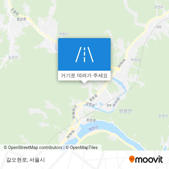 갈오현로 지도