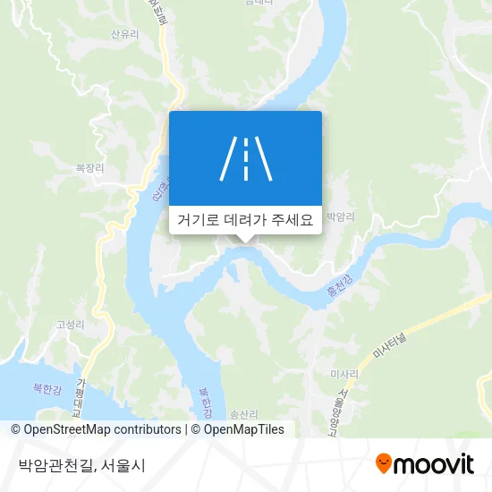 박암관천길 지도