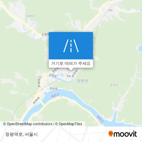 청평역로 지도