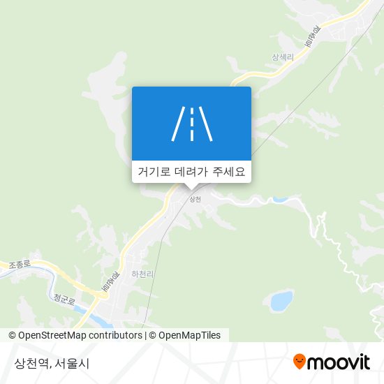 상천역 지도