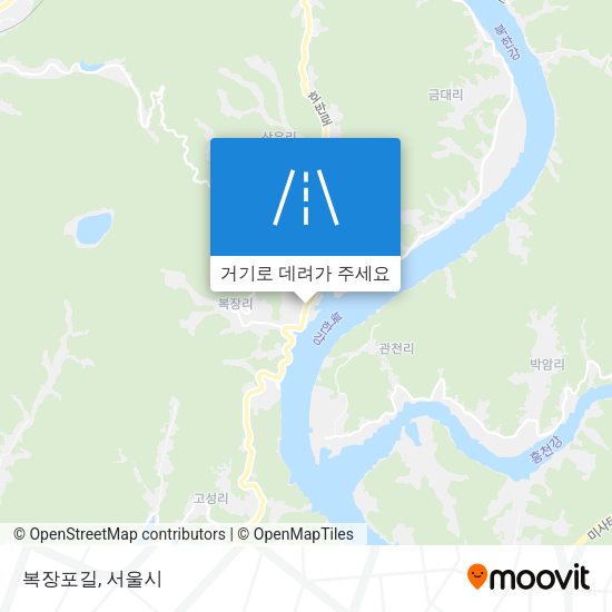 복장포길 지도