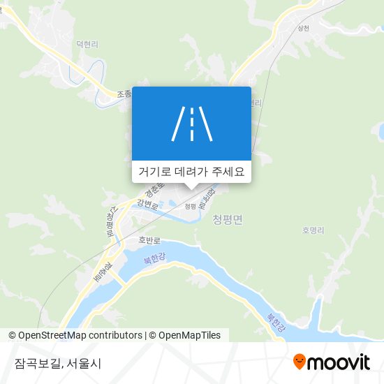 잠곡보길 지도