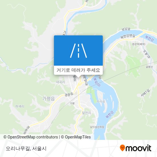 오리나무길 지도