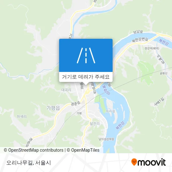 오리나무길 지도