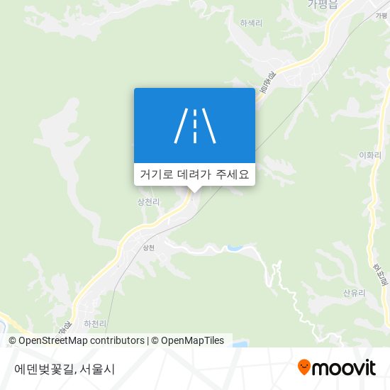 에덴벚꽃길 지도