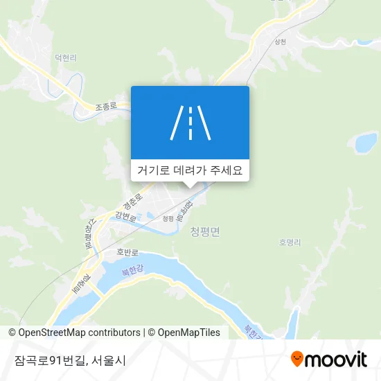 잠곡로91번길 지도