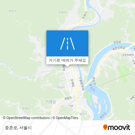 중촌로 지도