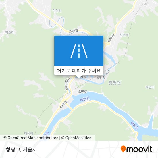 청평교 지도