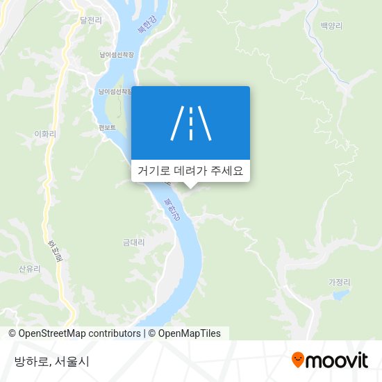 방하로 지도