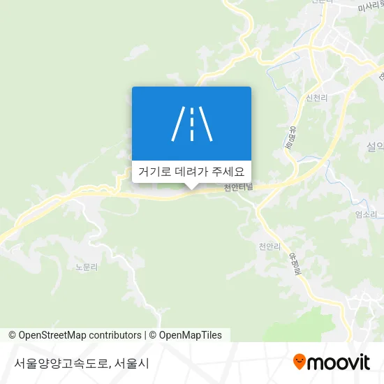 서울양양고속도로 지도