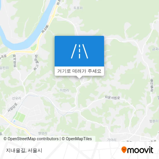 지내울길 지도