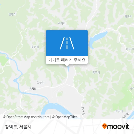 장백로 지도