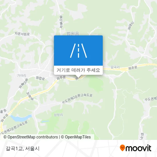 갈곡1교 지도