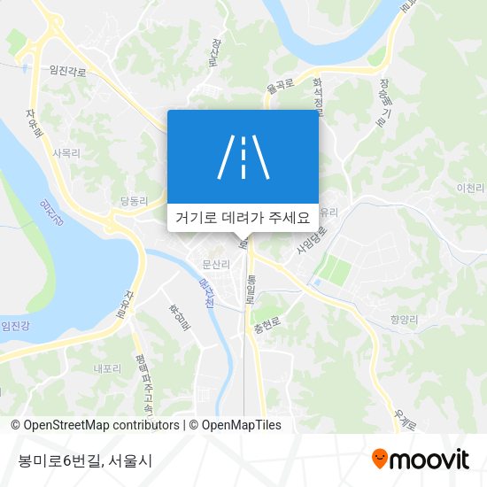 봉미로6번길 지도