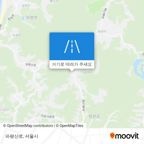 파평산로 지도