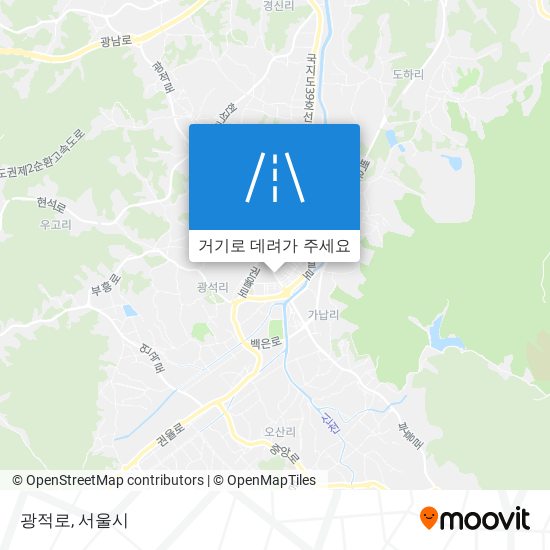 광적로 지도