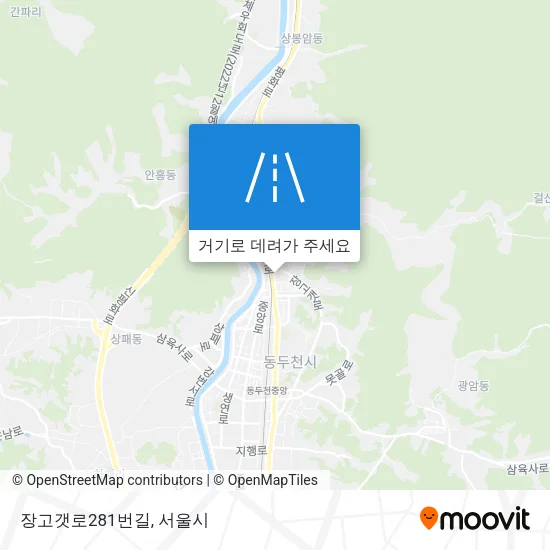 장고갯로281번길 지도