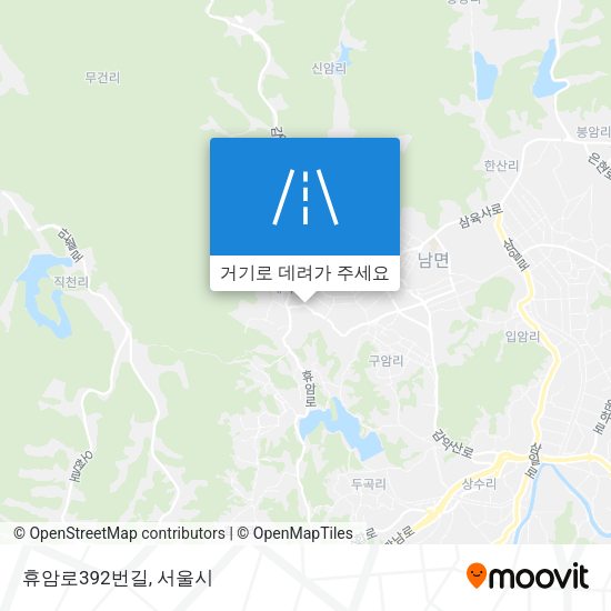 휴암로392번길 지도