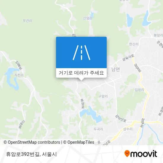 휴암로392번길 지도