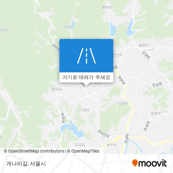 개나리길 지도