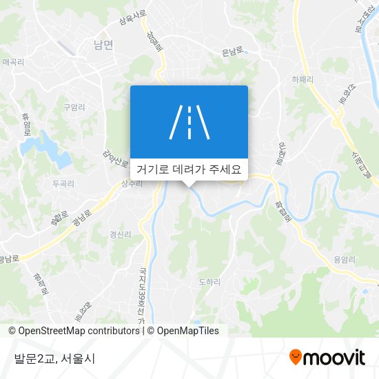 발문2교 지도
