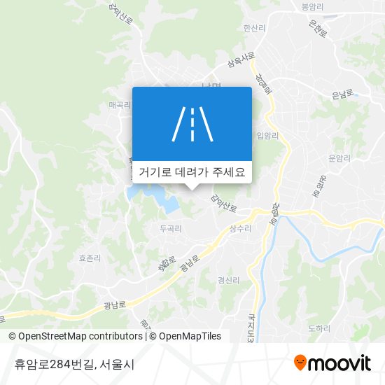 휴암로284번길 지도