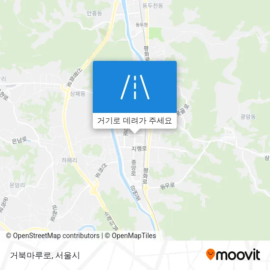 거북마루로 지도