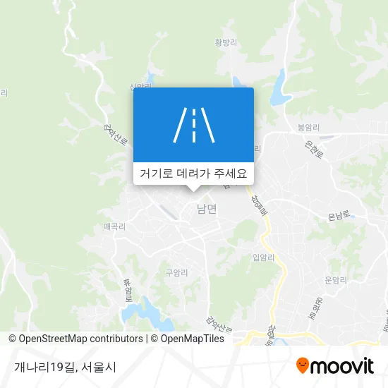 개나리19길 지도