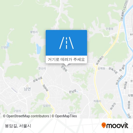 봉암길 지도