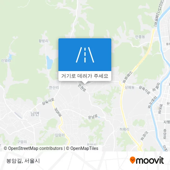 봉암길 지도
