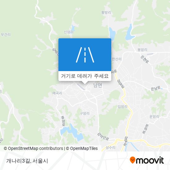 개나리3길 지도