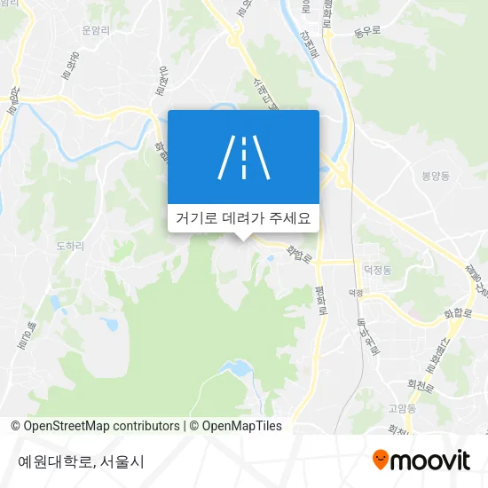 예원대학로 지도