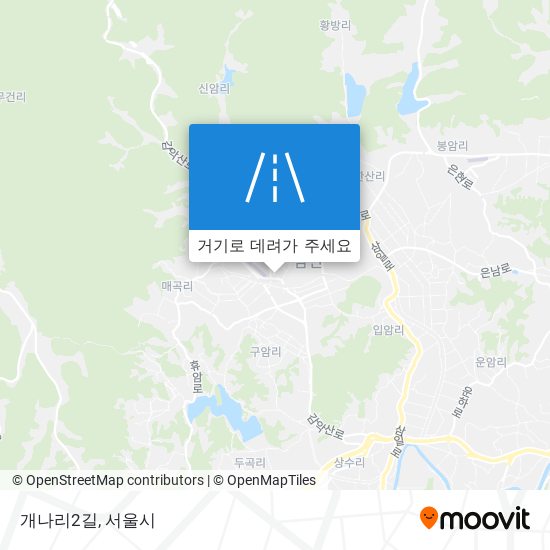 개나리2길 지도