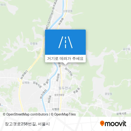 장고갯로258번길 지도