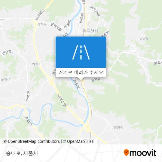 송내로 지도