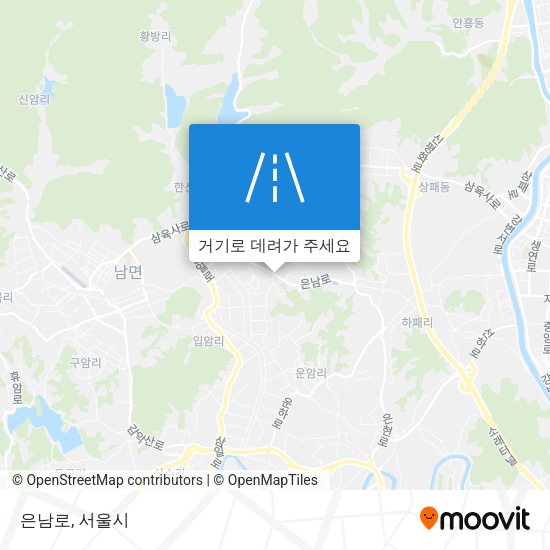은남로 지도