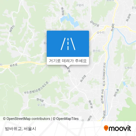 밤바위교 지도