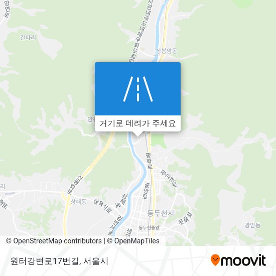 원터강변로17번길 지도