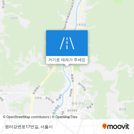 원터강변로17번길 지도