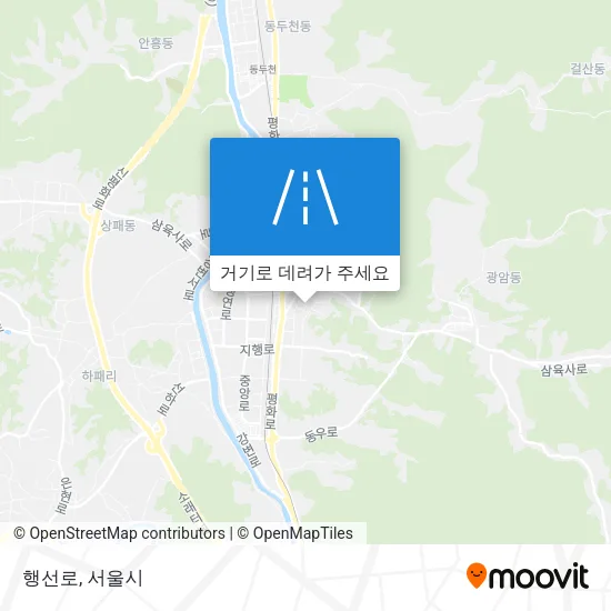 행선로 지도