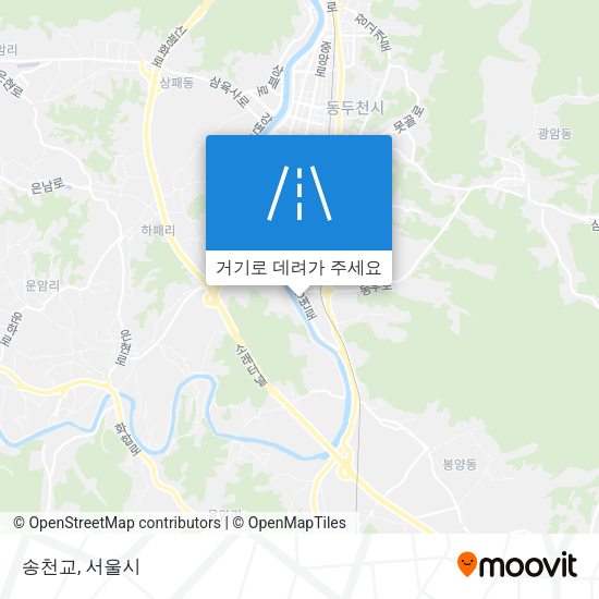 송천교 지도