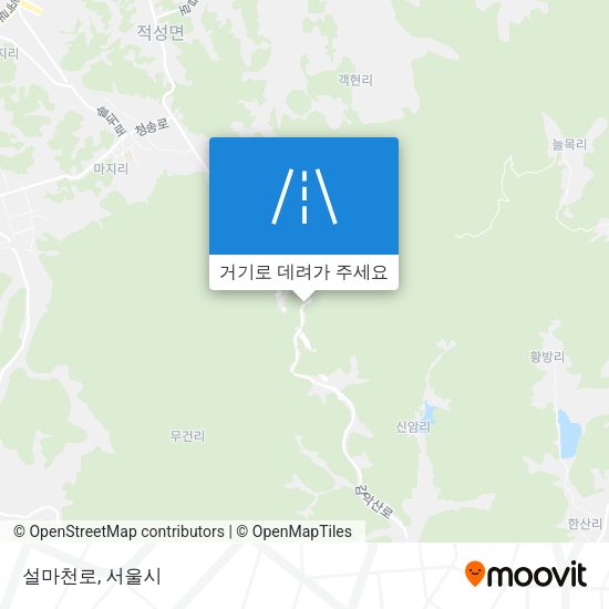 설마천로 지도