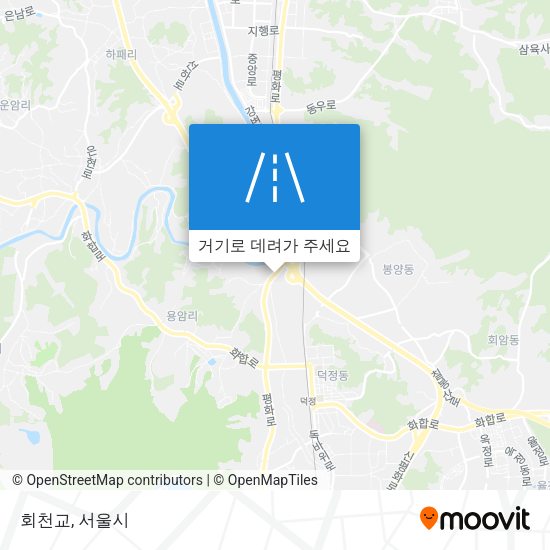 회천교 지도